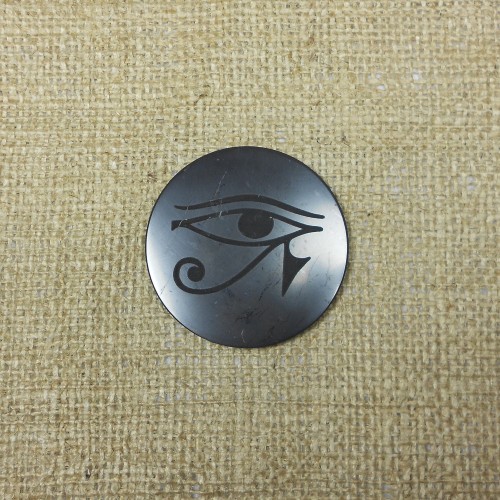 Shungit Horusz szeme amulett