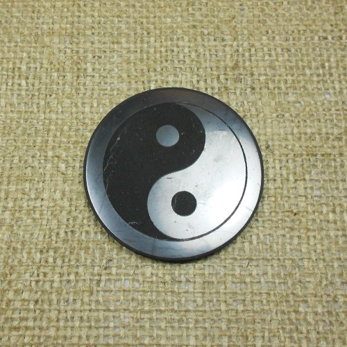 Shungit Yin Yang  amulett